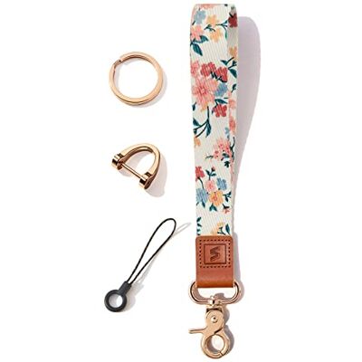 SENLLY Wristlet Lanyard Strap for Keys, Original Pattern Design Wrist Keychain Holder SENLLY Wristlet Lanyard Strap for Keys, Original Pattern Design Wrist Keychain Holder