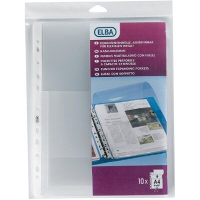 Oxford Elba Document Wallets transparent, 0.20 mm A4, PP oben offen , Pack of 10 Oxford Elba Document Wallets transparent, 0.20 mm A4, PP oben offen , Pack of 10