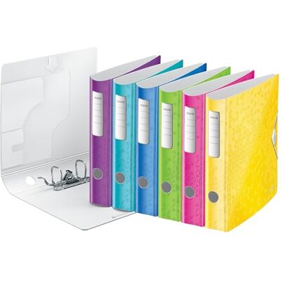 Leitz A4 65 mm Wow Folder Assorted Leitz A4 65 mm Wow Folder Assorted