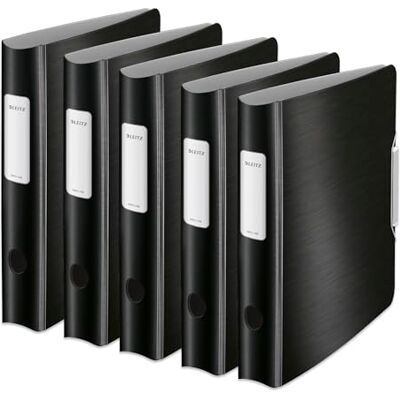 Leitz A4 65 mm Style Folder Black Leitz A4 65 mm Style Folder Black