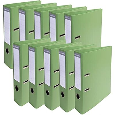 Exacompta Ref. 53756E Box of 10 Prem'Touch A4 lever arch files Spine 70 mm Mechanical 75 mm External dimensions: 32 x 29 x 7 cm A4 file format Colour: Anise green Exacompta Ref. 53756E Box of 10 Prem'Touch A4 lever arch files Spine 70 mm Mechanical 75 mm External dimensions: 32 x 29 x 7 cm A4 file format Colour: Anise green