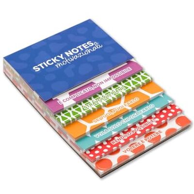 Pigna , Mister MEMO Motivational Sticky Notes, 35 Sheets for 6 Motivational Phrases, 1 Pigna , Mister MEMO Motivational Sticky Notes, 35 Sheets for 6 Motivational Phrases, 1