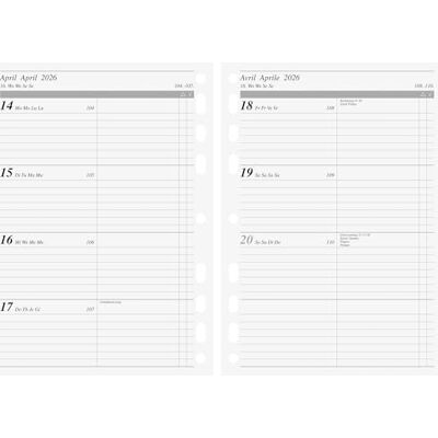 rido/idé Weekly Calendar Time Planner Work 2026 A5, Black rido/idé Weekly Calendar Time Planner Work 2026 A5, Black