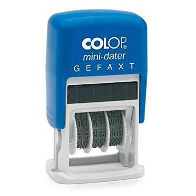 COLOP Date Stamp S160L4 and Operating Holiday Stamp Date Elbst – Faxed) COLOP Date Stamp S160L4 and Operating Holiday Stamp Date Elbst – Faxed)