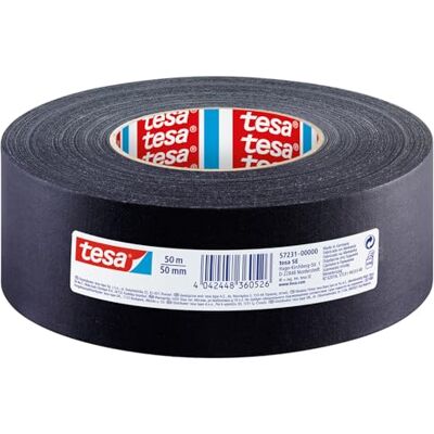 tesa UK tesa Extra Power Perfect 57231-0000-02 Fabric Tape 50 m x 50 mm Black tesa UK tesa Extra Power Perfect 57231-0000-02 Fabric Tape 50 m x 50 mm Black