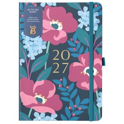 Busy B 2027 A5 Weekly Planner Diary Charcoal Floral 3 Pockets The A5 Weekly Planner Diary in Charcoal Floral offers a week-to-view layout, 3 pockets & a year planner. Busy B 2027 A5 Weekly Planner Diary Charcoal Floral 3 Pockets The A5 Weekly Planner Diary in Charcoal Floral offers a week-to-view layout, 3 pockets & a year planner.