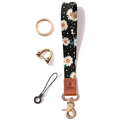 SENLLY Wristlet Lanyard Strap for Keys, Original Pattern Design Wrist Keychain Holder SENLLY Wristlet Lanyard Strap for Keys, Original Pattern Design Wrist Keychain Holder