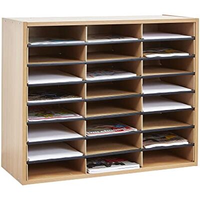 Liberty House Toys 24 Section Literature Organiser, Office Storage, File Organiser Liberty House Toys 24 Section Literature Organiser, Office Storage, File Organiser