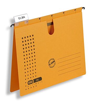 Elba Chic Ultimate 85741AZ Suspension File Folder Thumb Hole Loose Leaf System Pack of 25 Anthracite Suspension File Chic Ultimate®, Commercial Filing Yellow Elba Chic Ultimate 85741AZ Suspension File Folder Thumb Hole Loose Leaf System Pack of 25 Anthracite Suspension File Chic Ultimate®, Commercial Filing Yellow