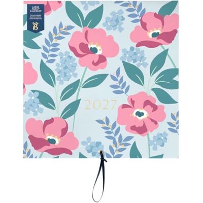 Busy B 2027 Large Family Wall Calendar Cloud Blue Floral 5 Columns The Large Family Wall Calendar in Cloud Blue Floral features 5 columns & handy storage pockets. Busy B 2027 Large Family Wall Calendar Cloud Blue Floral 5 Columns The Large Family Wall Calendar in Cloud Blue Floral features 5 columns & handy storage pockets.