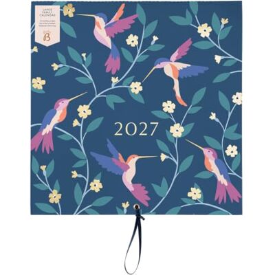 Busy B 2027 Large Family Wall Calendar Navy Birds 5 Columns & Pockets The Large Family Wall Calendar in Navy Birds features 5 columns & handy storage pockets. Busy B 2027 Large Family Wall Calendar Navy Birds 5 Columns & Pockets The Large Family Wall Calendar in Navy Birds features 5 columns & handy storage pockets.