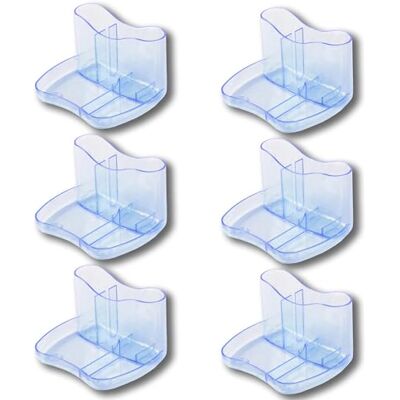 Deflecto Kaddymaster Pen Pot & Desk Tidy Ice Blue Pack of 6 Pen Holder For Desk Organiser All-in-One Pen Pots For Desk Tidy Organiser Set Pencil Pot For Desk Accessories Desktop Organiser Deflecto Kaddymaster Pen Pot & Desk Tidy Ice Blue Pack of 6 Pen Holder For Desk Organiser All-in-One Pen Pots For Desk Tidy Organiser Set Pencil Pot For Desk Accessories Desktop Organiser