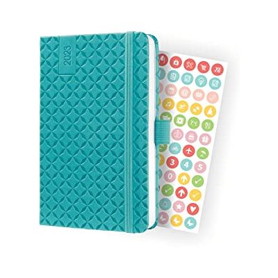 Sigel J3102 Jolie Weekly diary 2023 hardcover 9,5 x 15 cm 174 pages petrol Sigel J3102 Jolie Weekly diary 2023 hardcover 9,5 x 15 cm 174 pages petrol
