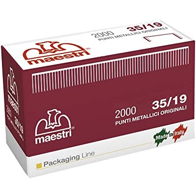 Laura Biagiotti Dolls Box of 2000 Staples 35/19 19 mm Copper Ro-ma x Romabox Laura Biagiotti Dolls Box of 2000 Staples 35/19 19 mm Copper Ro-ma x Romabox