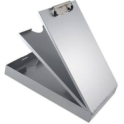 Cruiser-Mate Saunders Recycled Aluminum II Storage Clipboard with Dual Tray Storage, Fits Forms Up to 8.5 x 12-Inches (21118) Cruiser-Mate Saunders Recycled Aluminum II Storage Clipboard with Dual Tray Storage, Fits Forms Up to 8.5 x 12-Inches (21118)