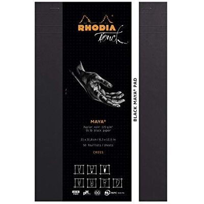 Rhodia Touch Black Maya Pad A4+ - Notebook Rhodia Touch Black Maya Pad A4+ - Notebook