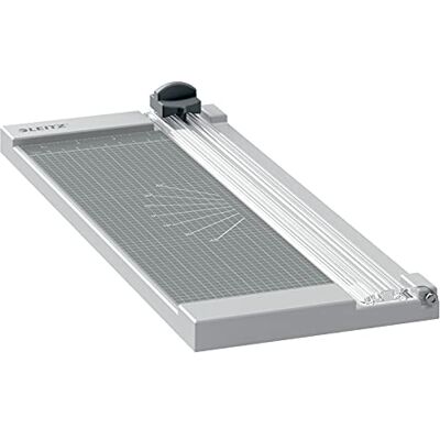 Leitz Precision Home Paper Trimmer A4, Trims Up To 8 Sheets, 305mm Trim Length, Straight Trim Fixed Blade & Alignment Guide, 90250000 Leitz Precision Home Paper Trimmer A4, Trims Up To 8 Sheets, 305mm Trim Length, Straight Trim Fixed Blade & Alignment Guide, 90250000
