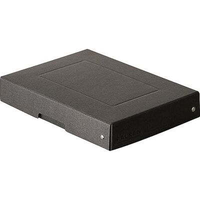 FALKEN Original PureBox Black Made in Germany 40 mm High DIN A5 Storage Box with Lid Made of Sturdy Recycled Cardboard Blue Angel Vegan Gift Box Transport Box Multi-Purpose Box FALKEN Original PureBox Black Made in Germany 40 mm High DIN A5 Storage Box with Lid Made of Sturdy Recycled Cardboard Blue Angel Vegan Gift Box Transport Box Multi-Purpose Box