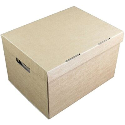 Triplast 15 x 12 x 9-Inch Archive File Storage Removal Office Cardboard Box with Lids and Handles (Pack of 10) Triplast 15 x 12 x 9-Inch Archive File Storage Removal Office Cardboard Box with Lids and Handles (Pack of 10)