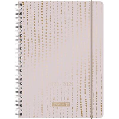 BRUNNEN School Calendar "Pearls" 2023/2024 2 Pages = 1 Week A5 Natural BRUNNEN School Calendar "Pearls" 2023/2024 2 Pages = 1 Week A5 Natural