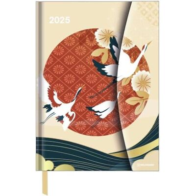 N NEUMANNVERLAGE Japanese Papers 2025 Diary, 16 x 22 cm, Pocket Calendar with Magnetic Closure and Ribbon Bookmark, Pocket for Business Card, Annual and ... International Calendar: Magneto Diary N NEUMANNVERLAGE Japanese Papers 2025 Diary, 16 x 22 cm, Pocket Calendar with Magnetic Closure and Ribbon Bookmark, Pocket for Business Card, Annual and ... International Calendar: Magneto Diary
