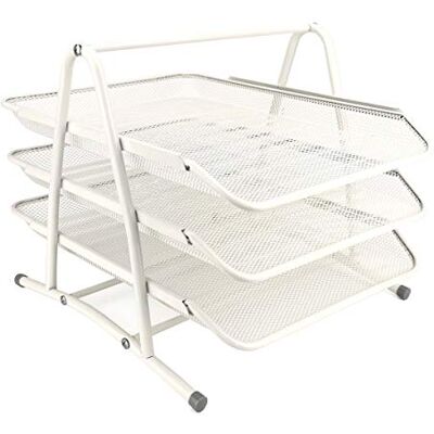 Leviatan Metal Storage Compartments Office Desk Organizer Document Drawers A4 Document Tray Organizer Mesh Office Drawer Organization System Pearl Leviatan Metal Storage Compartments Office Desk Organizer Document Drawers A4 Document Tray Organizer Mesh Office Drawer Organization System Pearl