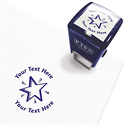 Primary Teaching Services Ltd Personalised Star School Teachers Reward Feedback Marking Stamper Stamp 25mm Primary Teaching Services (Blue) Primary Teaching Services Ltd Personalised Star School Teachers Reward Feedback Marking Stamper Stamp 25mm Primary Teaching Services (Blue)