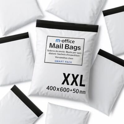 m-office Shipping Bag 200 uds XXL (400×500+50 mm) – Shipping Envelopes Vintage Clothing Bags Packaging Packages Shipping Bags Online Shipping Bags m-office Shipping Bag 200 uds XXL (400×500+50 mm) – Shipping Envelopes Vintage Clothing Bags Packaging Packages Shipping Bags Online Shipping Bags