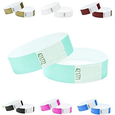 J&R Wristbands Paper Like Bracelets Made with Dupont™ Tyvek® J&R Wristbands Paper Like Bracelets Made with Dupont™ Tyvek®