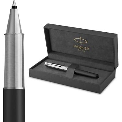 PARKER Sonnet Rollerball Pen Legacy of Flight Collection Chrome Trim Fine Point with Black Ink Refill Gift Box PARKER Sonnet Rollerball Pen Legacy of Flight Collection Chrome Trim Fine Point with Black Ink Refill Gift Box