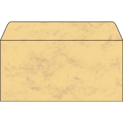 Sigel DU172 Marbled envelopes, DL, 90 gsm, sand brown, 50 Pieces Sigel DU172 Marbled envelopes, DL, 90 gsm, sand brown, 50 Pieces
