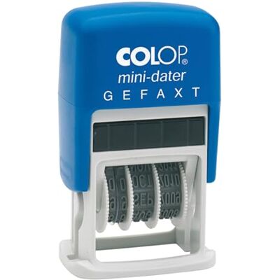 COLOP S160 105207 Date Stamp with Text Gefaxt with Two Tone) COLOP S160 105207 Date Stamp with Text Gefaxt with Two Tone)