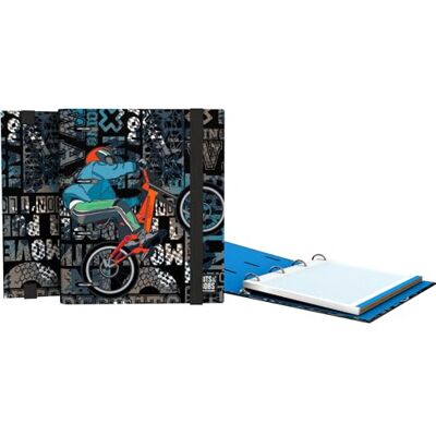 Grafoplás A5 Ring Binder Carpebook Cross Bits&Bobs Includes Refill Grid 5x5 Colour Edge Ergonomic Curved Spine 4 Round Rings 25 mm FSC Certified School Stationery Grafoplás A5 Ring Binder Carpebook Cross Bits&Bobs Includes Refill Grid 5x5 Colour Edge Ergonomic Curved Spine 4 Round Rings 25 mm FSC Certified School Stationery