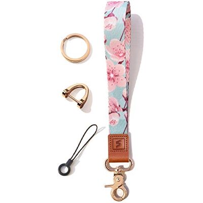 SENLLY Wristlet Lanyard Strap for Keys, Original Pattern Design Wrist Keychain Holder SENLLY Wristlet Lanyard Strap for Keys, Original Pattern Design Wrist Keychain Holder