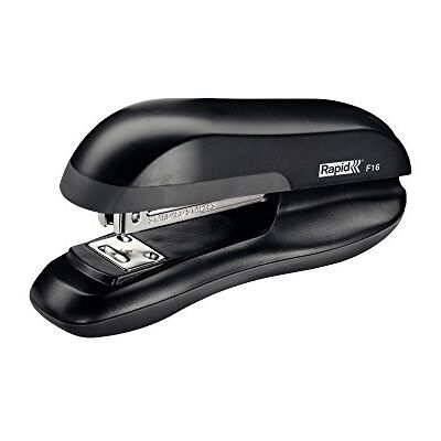 Rapid F16 Half Strip Stapler, 30 Sheet Capacity, Includes Staples, Stapling, Tacking and Pinning, Black, 23810801 Rapid F16 Half Strip Stapler, 30 Sheet Capacity, Includes Staples, Stapling, Tacking and Pinning, Black, 23810801