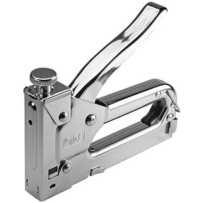 Leviatan 207016 Hand Stapler with Metal Padding Robust Chrome-Plated Metal Frame for Staples 4 to 14 mm Leviatan 207016 Hand Stapler with Metal Padding Robust Chrome-Plated Metal Frame for Staples 4 to 14 mm