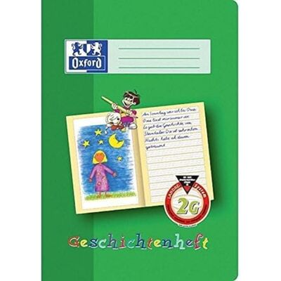 Oxford Story Notebook A4, linking 2G, green - Notebook for storytelling Oxford Story Notebook A4, linking 2G, green - Notebook for storytelling
