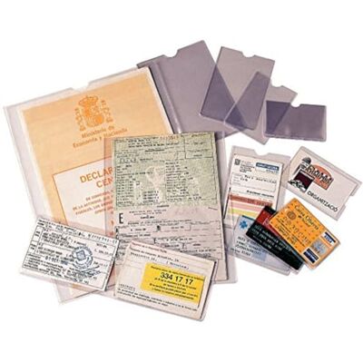 Esselte 46001 – Package of 100 Card Holders, PVC Plastic, 87 x 56 mm, 1 Unit Esselte 46001 – Package of 100 Card Holders, PVC Plastic, 87 x 56 mm, 1 Unit