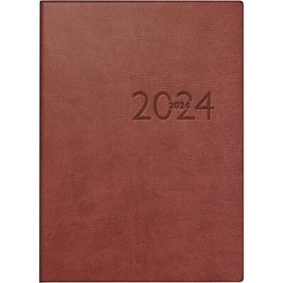 rido/idé Weekly calendar model perfect/technology I 2024 2 pages = 1 week sheet size 10 x 14 cm burgundy rido/idé Weekly calendar model perfect/technology I 2024 2 pages = 1 week sheet size 10 x 14 cm burgundy