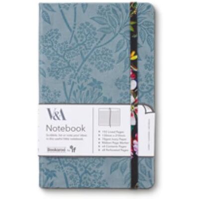 IF V & A Bookaroo A5 Journal Kilburn Black Floral IF V & A Bookaroo A5 Journal Kilburn Black Floral