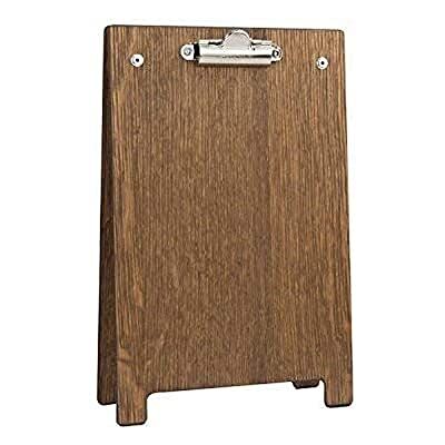 Chalkboards UK A-Frame Clipboard, Wood, Dark Oak, A5, 25.6 x 16.6 x 4.4 cm Chalkboards UK A-Frame Clipboard, Wood, Dark Oak, A5, 25.6 x 16.6 x 4.4 cm