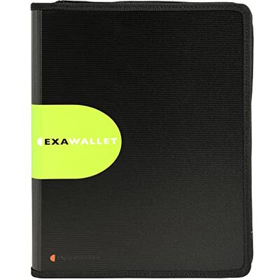 Exacompta Ref 55534E Exactive PP Conference Folder 265 x 340mm in Size, Suitable for A4 Documents, 2mm Recycled Polypropylene, Zip Closure Black Exacompta Ref 55534E Exactive PP Conference Folder 265 x 340mm in Size, Suitable for A4 Documents, 2mm Recycled Polypropylene, Zip Closure Black