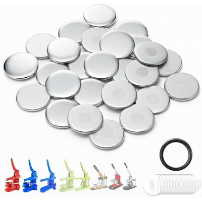 nice2have 25 Sets of Fridge Magnet Button Parts 58mm (2.25 inch) Badge Maker Supplies for Badge Maker Machine nice2have 25 Sets of Fridge Magnet Button Parts 58mm (2.25 inch) Badge Maker Supplies for Badge Maker Machine