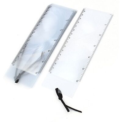 Uxcell Sourcingmap 5 Pcs Bookmark Ruler Magnifier Fresnel Lens 3X Magnifying Sheet Uxcell Sourcingmap 5 Pcs Bookmark Ruler Magnifier Fresnel Lens 3X Magnifying Sheet