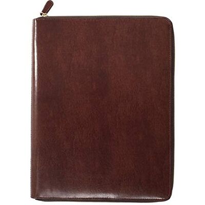 Dulwich Designs Windsor Chestnut Brown Leather A4 Document Folder Dulwich Designs Windsor Chestnut Brown Leather A4 Document Folder