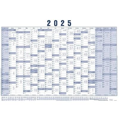 Zettler Poster Calendar 16 Mon 2025 100 x 70 5 Pieces Rolled Zettler Poster Calendar 16 Mon 2025 100 x 70 5 Pieces Rolled