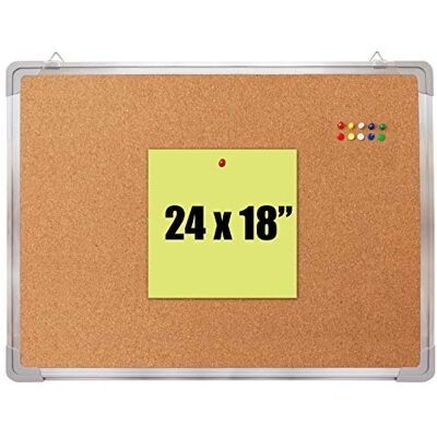 Navy Penguin Bulletin Board Set Cork Board 24 x 18 + 10 Color Pins Small Mini Hanging Tack Message Memo Picture Board for Home Office School Presentation, Display and Planning (Cork 24x18) Navy Penguin Bulletin Board Set Cork Board 24 x 18 + 10 Color Pins Small Mini Hanging Tack Message Memo Picture Board for Home Office School Presentation, Display and Planning (Cork 24x18)