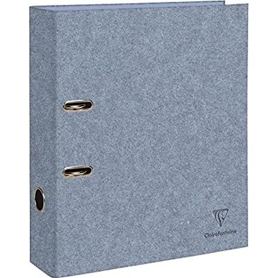 Clairefontaine 83531C A Lever Arch File in Cardboard covered with Jeans Paper Spine 70mm A4 maxi Jeans&Cocoa Collection Clairefontaine 83531C A Lever Arch File in Cardboard covered with Jeans Paper Spine 70mm A4 maxi Jeans&Cocoa Collection