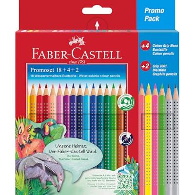 Faber Colour Grip Promotion Set of 24 Faber Colour Grip Promotion Set of 24