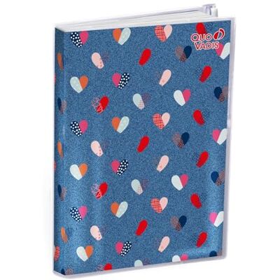 QUO VADIS Collection: My Business Diary with Zip Pocket Weekly Planner Size: 10 x 15 cm Colour: Heart Year: 2024 QUO VADIS Collection: My Business Diary with Zip Pocket Weekly Planner Size: 10 x 15 cm Colour: Heart Year: 2024